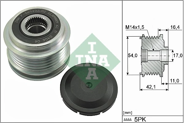 Alternator Freewheel Clutch